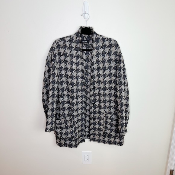 Isabel Marant Womens Fringe Accented Textured Cardigan Size US 10 Designer - Picture 5 of 14